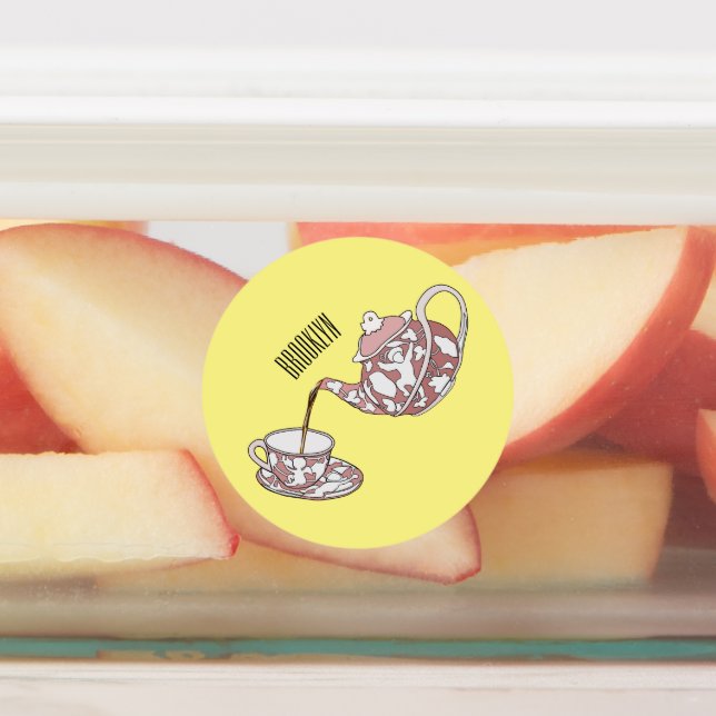 Étiquettes Illustration de la série Teacup (Apposé)