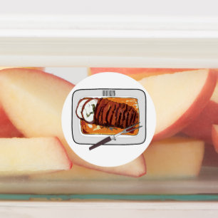 Étiquettes Illustration de poitrine de dinde rôtie