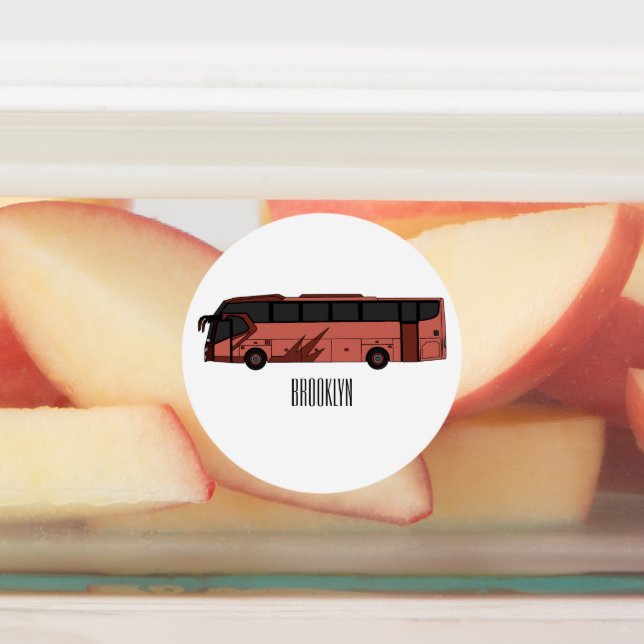 Étiquettes Illustration du bus (Apposé)
