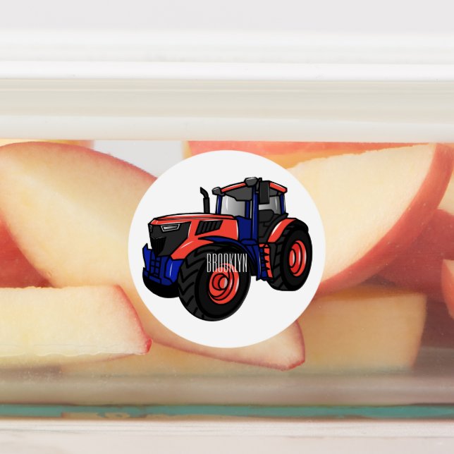 Étiquettes Illustration du tracteur (Apposé)