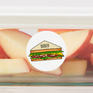 Étiquettes Illustration Sandwich