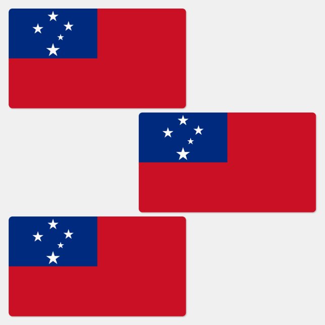 Étiquettes Indicateur Samoa (Groupe)