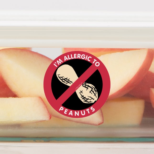 Étiquettes Je Suis Allergique À L'Allergie Des Aachides Pour  (Apposé)