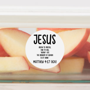 Étiquettes Jésus Commença À Prêcher. Matthieu 4:17