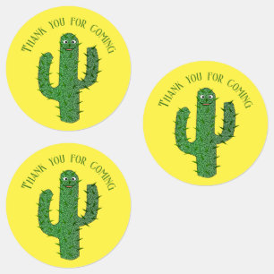Étiquettes Jour des morts heureux Cactus fête personnalisée