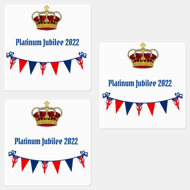 Étiquettes Jubilé de platine 2022 (Groupe)