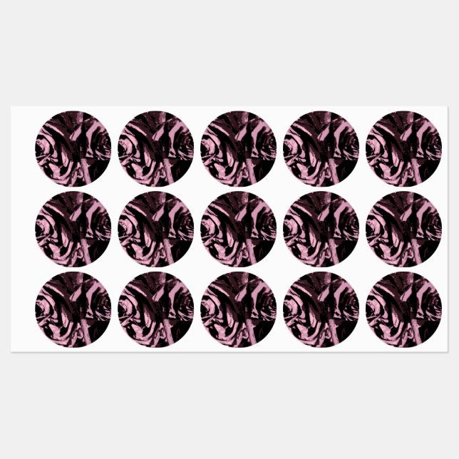 Étiquettes Juste quelques Roses (Feuille)