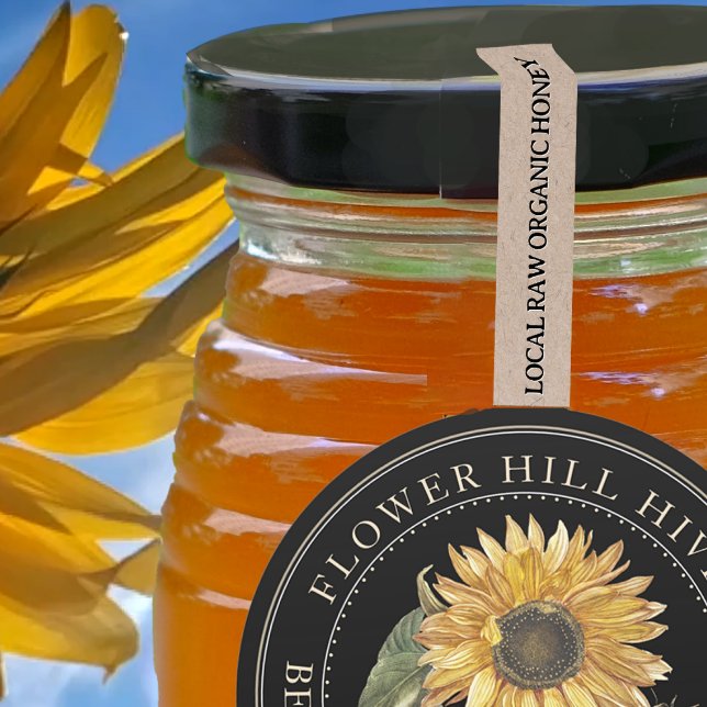 Étiquettes Kraft Tamper-évidente Seal Honey Jar Sécurité Viny (Créateur téléchargé)