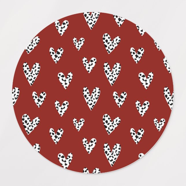 Étiquettes la Saint-Valentin (Design 2)