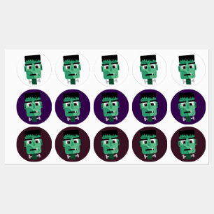 Étiquettes La tête du monstre Frankenstein