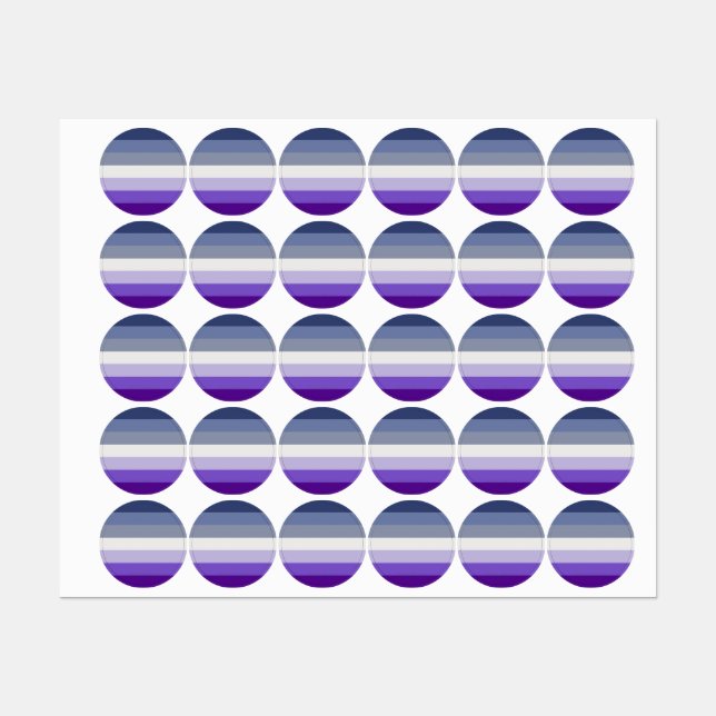 Étiquettes Le drapeau de la fierté lesbienne boucher de Slipp (Feuille)