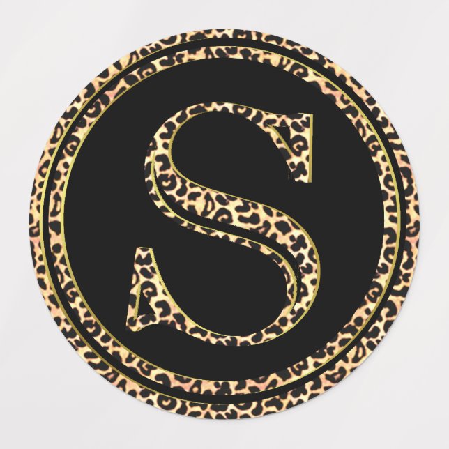 Étiquettes Leopard S (Design 3)