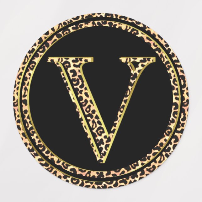 Étiquettes Leopard V (Design 3)