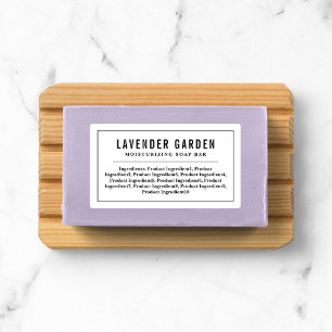 Étiquettes Liste des ingrédients de la bordure et de la ligne