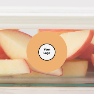 Étiquettes Logo personnalisé simple et élégant ici société cl