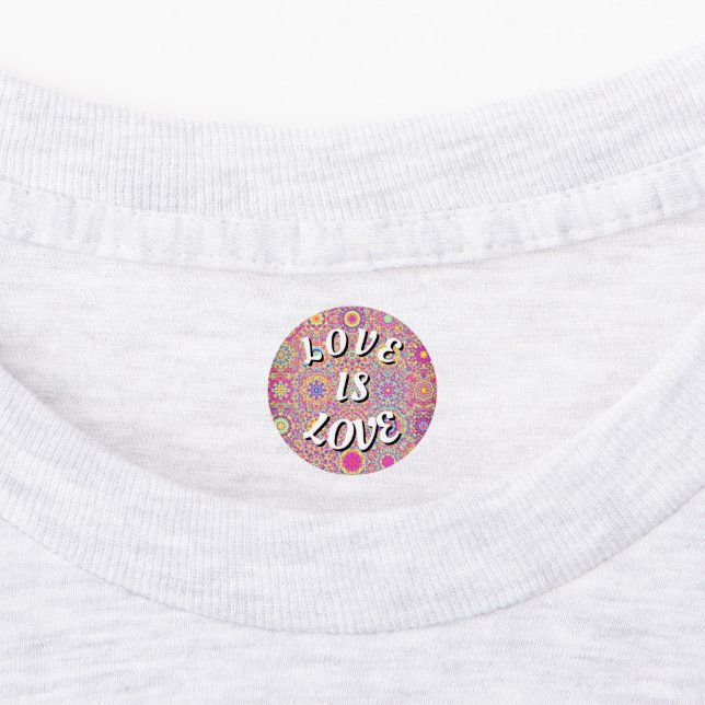 Étiquettes Love Is Love Pride Labels (Apposé)