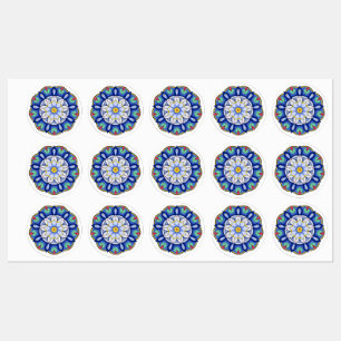 Étiquettes Mandala Motif 01