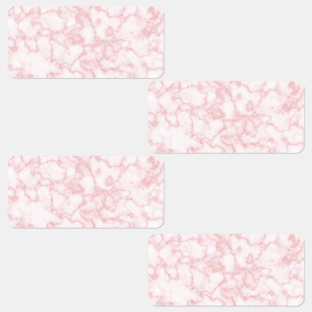 Étiquettes Marbre rose (Groupe)