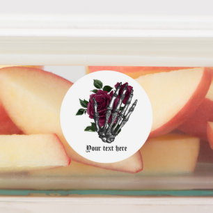 Étiquettes Mariage gothique floral de Bourgogne