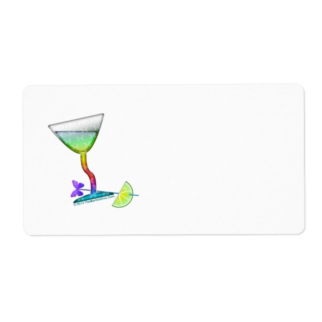 ÉTIQUETTES - MARTINI PAPILLON (Devant)