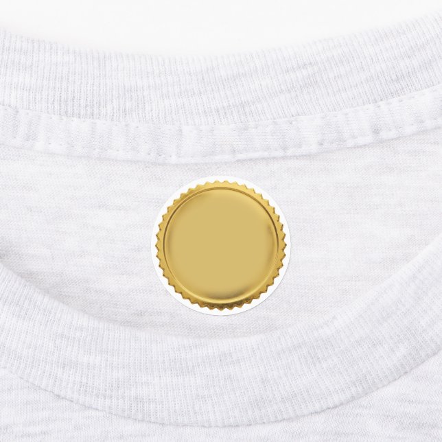 Étiquettes Médaille de récompense d'excellence en étoile écla (Apposé)