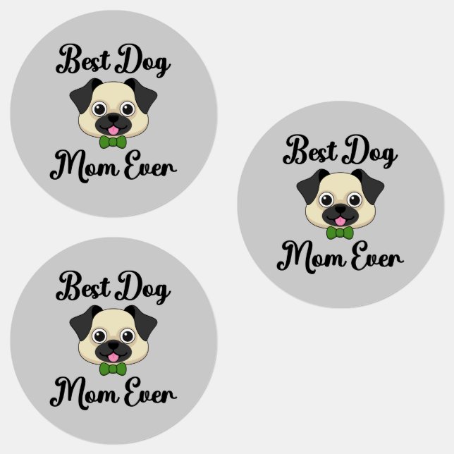 Étiquettes Meilleure maman de chien jamais (Groupe)