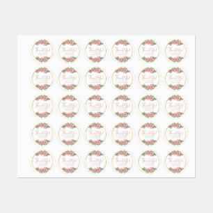 Étiquettes Merci, votre bonheur est notre classe de bonheur