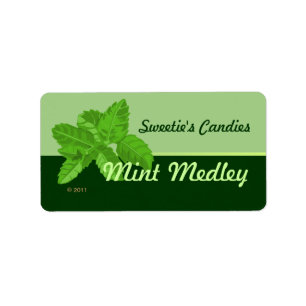 Étiquettes Mint Leaf