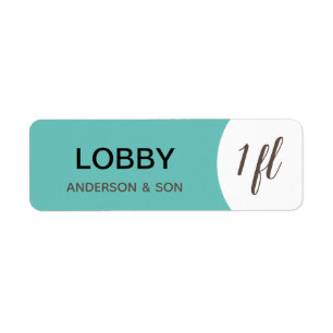 Étiquettes mobiles personnalisés - Lobby