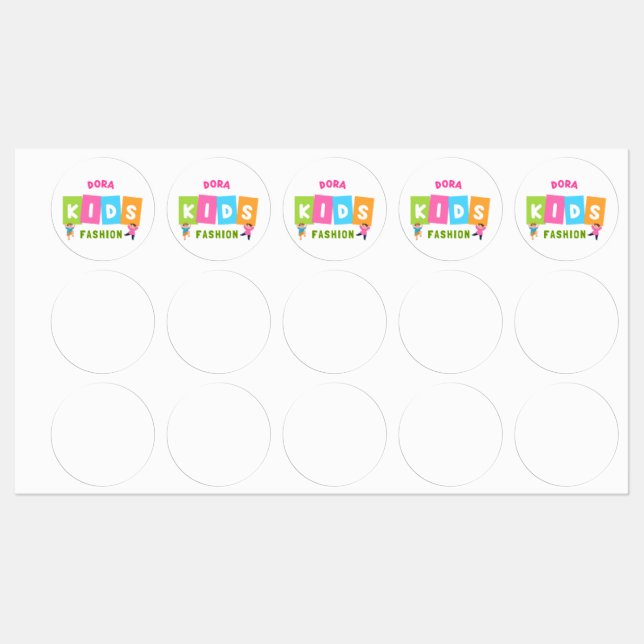 Étiquettes mode (Feuille)