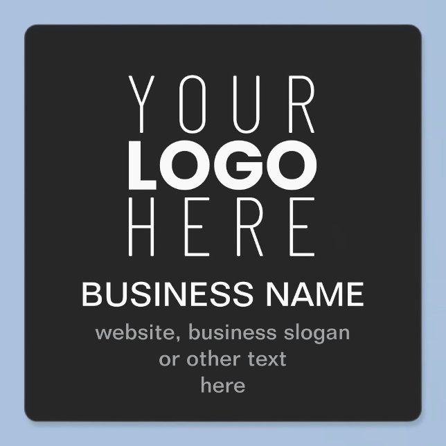 Étiquettes Modèle promotionnel simple pour le logo de votre e (Créateur téléchargé)