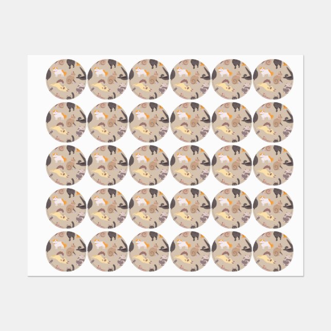 Étiquettes Motif (Feuille)