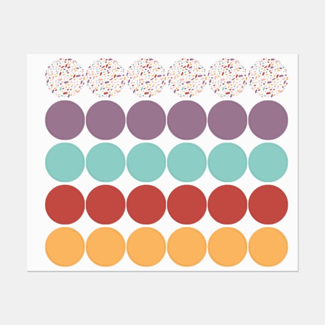 Étiquettes motif (Feuille)