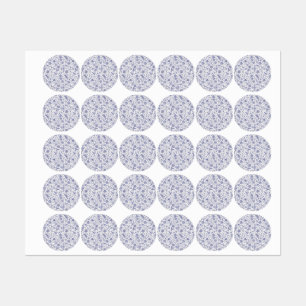 Étiquettes Motif de fleurs