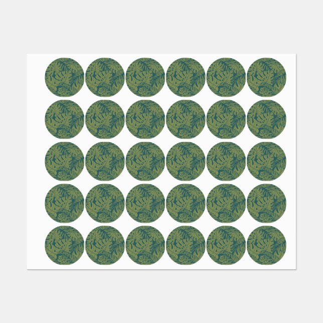 Étiquettes motif feuille (Feuille)