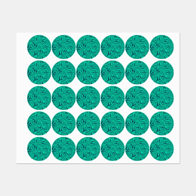 Étiquettes motif feuille (Feuille)