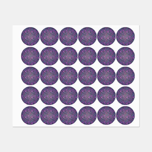 Étiquettes Motif musical (Feuille)