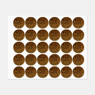 Étiquettes motif poster de animal