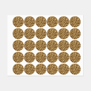 Étiquettes motif poster de animal