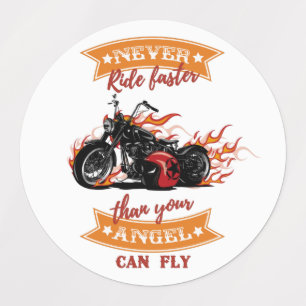 Étiquettes Motocyclette