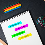 ÉTIQUETTES NEON COULEUR BLEU VERT FUCHSIA JAUNE NOM ENFANTS<br><div class="desc">Ces couleurs sont vives et peuvent ajouter un éclat à vos étiquettes attrayants et attrayants pour la nourriture et les produits de boisson. Futura est un classique sans-serif qui est très apprécié pour son design innovant et sa lisibilité facile. Fidèle à son nom, il a une allure futuriste, mais il...</div>