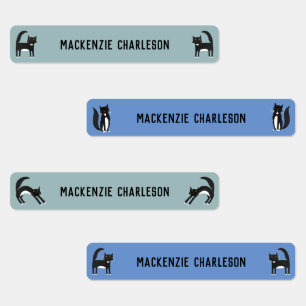 Étiquettes Nom du chat