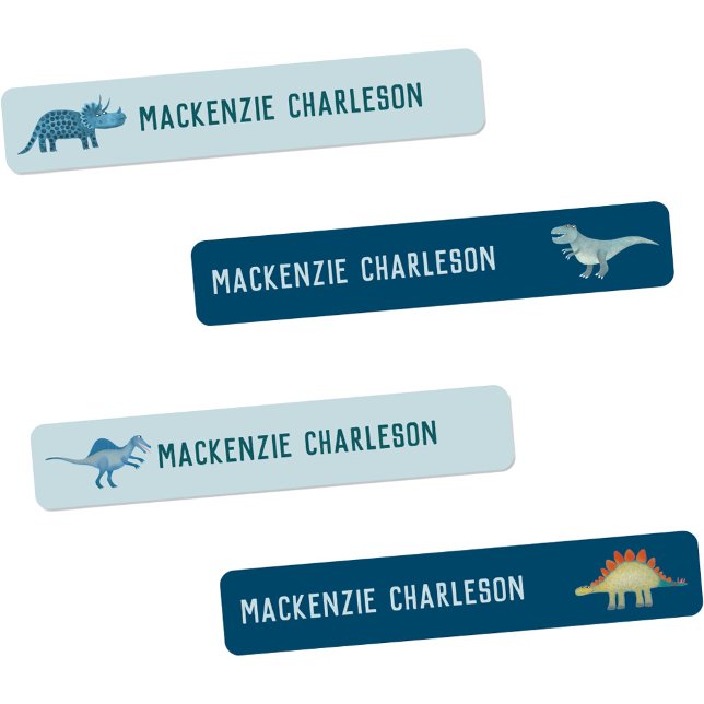 Étiquettes Nom du dinosaure (Fun personalize dinosaur name labels)