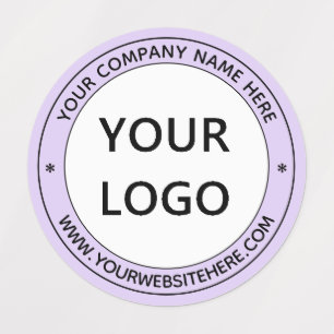 Étiquettes Nom du logo de votre entreprise Site Web Timer les
