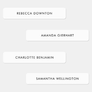 Étiquettes Nom du monogramme personnalisé Tags de vêtements N