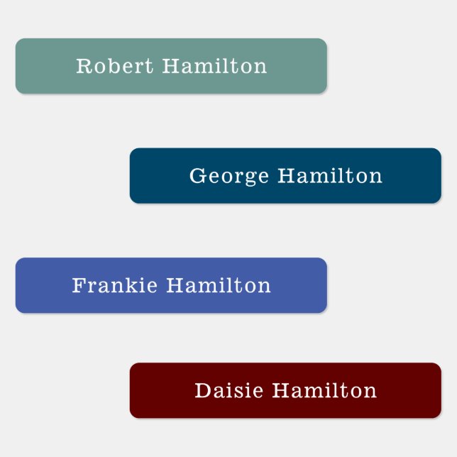 Étiquettes Nom étanche pour enfants (Groupe)