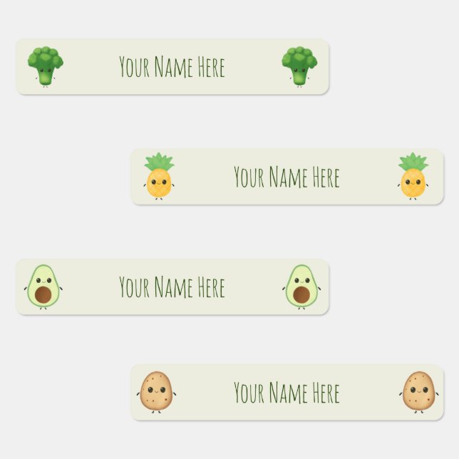 Étiquettes Nom personnalisé pour enfants (Groupe)