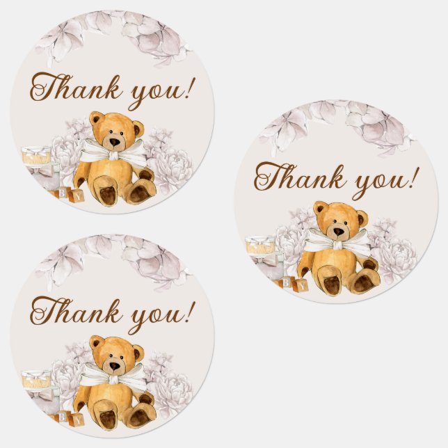 Étiquettes Nous pouvons attendre un Merci neutre pour les fem (Groupe)