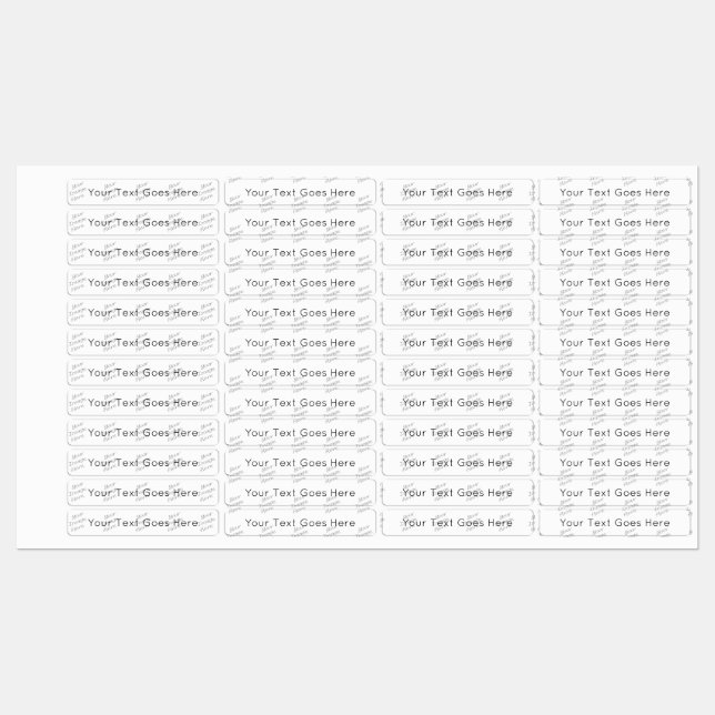 Étiquettes Nouveaux articles personnalisables (Feuille)