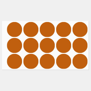 Étiquettes orange alliée (couleur solide)